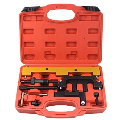 Abbildung von DPTOOL Nockenwellen Einstellwerkzeug Kit Motoren Arretierung kompatibel mit BMW 318I 320I 316I E87 E46 E60 E90 E85 N42 N46 N46T