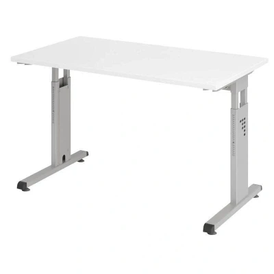 Abbildung von HAMMERBACHER Schreibtisch VOS612/W/S weiß
