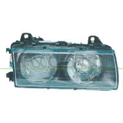 Abbildung von PRASCO BM0144713 Scheinwerfer rechts H7/H7 ohne Stellmotor für LWR BMW: 3 Limousine, Cabrio, Touring