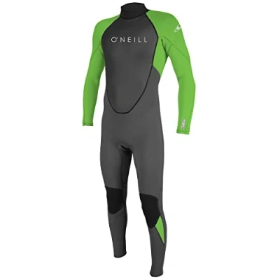 Abbildung von O&#039;NEILL Herren Reactor 2 3/2mm Back Zip Full Wetsuit Neoprenanzug, Graph/Dayglo, MT