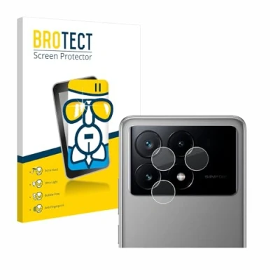 Abbildung von BROTECT Schutzglas für Xiaomi Poco X6 Pro (NUR Kameraschutz) Schutzfolie Panzer Folie Glas [Extrem Kratzfest 9H, Anti Fingerprint, Ultra Transparent]