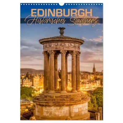 Abbildung von EDINBURGH Historisches Stadtherz (Wandkalender 2025 DIN A3 hoch), CALVENDO Monatskalender