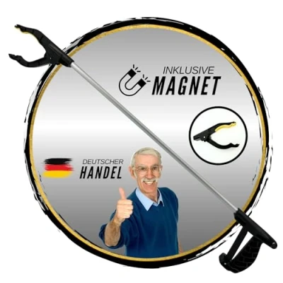 Abbildung von TronicXL Greifarm Greifzange mit Magnet Greifhilfe Greifer für Senioren Müll Müllzange, 1 tlg., magnetisch