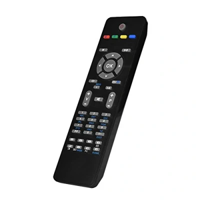 Abbildung von Tosuny TV Fernbedienung universal RC1205, Remote Control, Ersatzfernbedienung für Hitachi Smart LED LCD schwarz