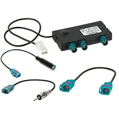 Abbildung von Dietz 41126 Aktiver DAB/FM Antennensplitter Fakra (Buchse) / DIN (150 Ohm Buchse/Stecker)