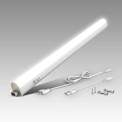 Abbildung von B.K.Licht LED Unterbauleuchte Lichtleiste 700lm 4.000K 573x22x30mm 8W BKL1226, fest integriert, Neutralweiß, Küchenleuchte Küche Werkstatt