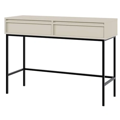 Abbildung von Selsey Evo Schminktisch, Holzwerkstoff Metall, Ecru, 110 cm largeur