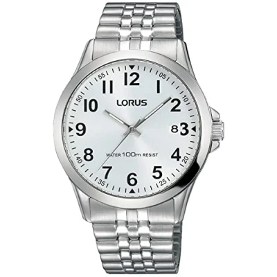 Abbildung von LORUS Quarzuhr, Armbanduhr, Herrenuhr,Damenuhr,Edelstahlarmband,bis 10 bar wasserdicht