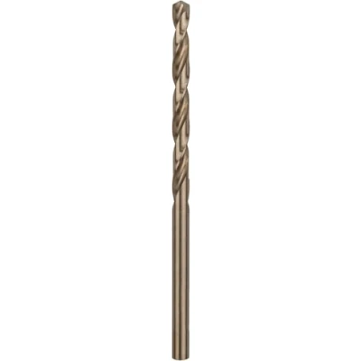 Abbildung von Bosch 10x PRO Stainless Steel HSS Co Spiralbohrer (für Stahl, Edelstahl, Ø 4,80 mm, Professional Zubehör Bohrmaschine/Schrauber)