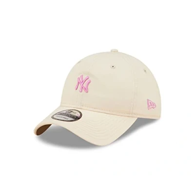Abbildung von New Era York Yankees MLB Mini Logo Beige 9Twenty Unstructured Strapback Cap One Size