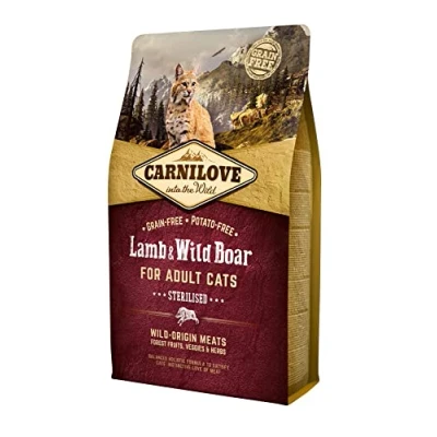 Abbildung von Carnilove Katze Lamb &amp; Wild Boar/ Sterilised auch für ältere Katzen varianten 2 kg