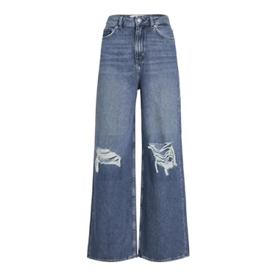 Abbildung von JJXX Jxtokyo Jeans Relaxed Fit, Damen, Größe: 31x30, Dark blue denim