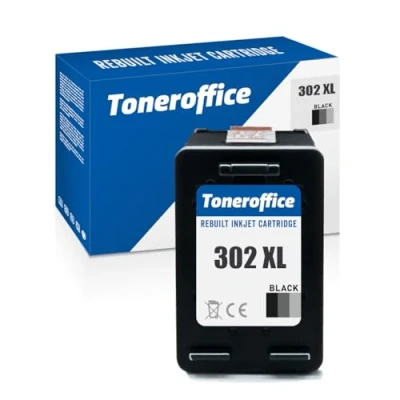 Abbildung von 302 Druckerpatrone XL für HP Druckerpatronen Schwarz Kompatibel F6U68AE (ca. 480 Seiten)