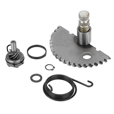 Abbildung von Kick Start Set, Qiilu Kickstart Zahnradsatz, Aluminium Zwischenradsatz für GY6 50CC 80CC 139QMB Scooter Moped
