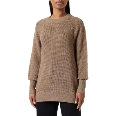 Abbildung von VERO MODA Damen VMLEANNA LS O Neck GA Boo Pullover, Brown Lentil, XS