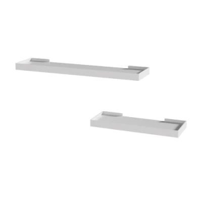 Abbildung von Vicco Wandregal Erni, Weiß, 60 x 3 cm 2er Set