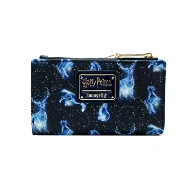 Abbildung von Loungefly Harry Potter Expecto Patronus Allover Print Geldbörse, Mehrfarbig/Meereswellen (Ocean Tides), Einheitsgröße