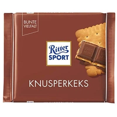 Abbildung von Ritter Sport Knusper Keks Schokolade 5 Tafeln a 100 Gramm