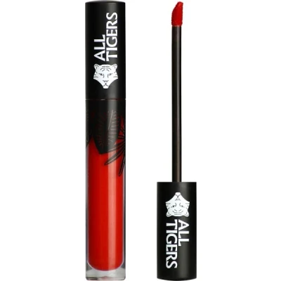 Abbildung von All Tigers Natural &amp; Vegan Matte Liquid Lipstick Lippenstift, Damen, Größe: 8 ml, Red call me queen