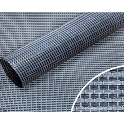 Abbildung von BRUNNER Campingartikel Vorhang Kinetic 250 x 400 cm, blau/grau