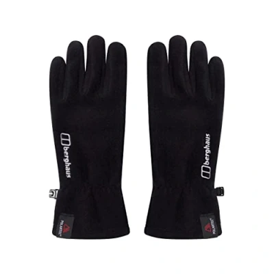 Abbildung von Berghaus Prisma Leichte Touchscreen Geräte POLARTEC Handschuhe Schwarz S/M