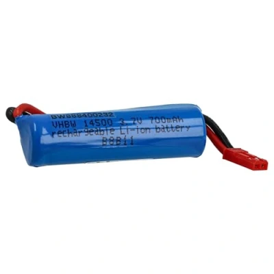 Abbildung von vhbw Akku kompatibel mit BEC Stecker für Modellbau z.B. Racing Car, Helikopter, Flugzeug (700mAh, 3,7V, Li Ion)