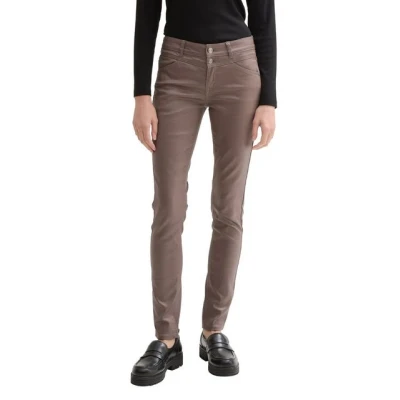 Abbildung von TOM Tailor Coated Alexa Jeans Slim Fit, Damen, Größe: 30x30, Cargo beige