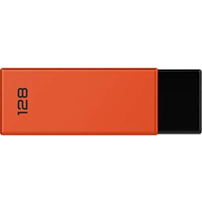 Abbildung von Emtec C350 Brick USB Flash Laufwerk, 128 GB, Typ A 2.0, schwarz, Orange Laufwerke (128 Type A, 15 MB/s, drehbar, orange)