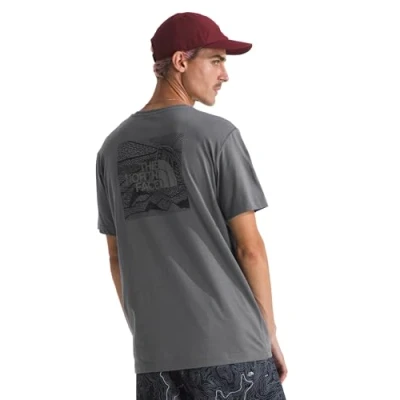 Abbildung von The North Face BOX Celebration TEE Tshirt print, Herren, Größe: Small, Smoked pearl