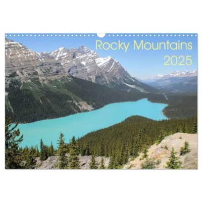 Abbildung von Rocky Mountains 2025 (Wandkalender DIN A3 quer), CALVENDO Monatskalender