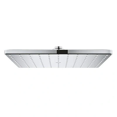 Abbildung von GROHE Rainshower Mono 310 Cube Kopfbrause (wassersparend, langlebige Oberfläche, Antikalk System), eckig, chrom, 26568000