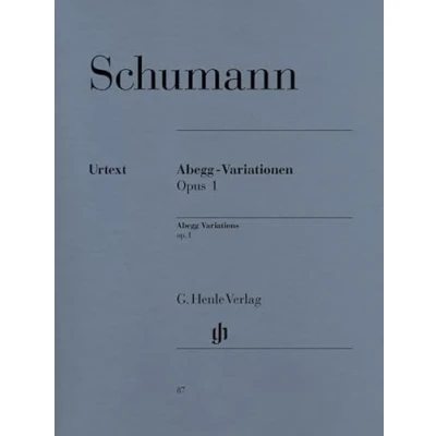 Abbildung von Abegg Variationen op. 1, Klavier: Besetzung: Klavier zu zwei Händen (G. Henle Urtext Ausgabe)