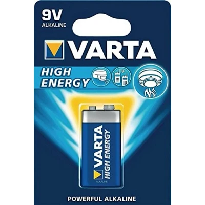 Abbildung von Varta High Energy Alkali Mangan 9V Block Batterie