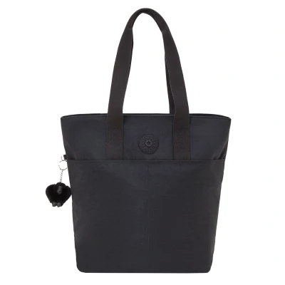 Abbildung von Kipling Basic Hanifa 39 CM Shopping Bag, Damen, Größe: One Size, Black noir