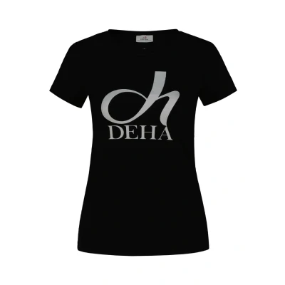 Abbildung von Deha Tshirt print, Damen, Größe: Large, Schwarz