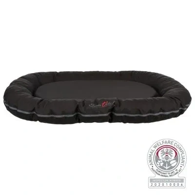 Abbildung von Kissen Samoa Vital, oval 110 x 85 cm / Schwarz