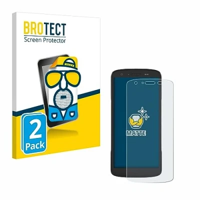 Abbildung von BROTECT Entspiegelungs Schutzfolie für Zebra TC22 / TC27 (2 Stück) Matte Displayschutz Folie, Anti Reflex, Fingerprint