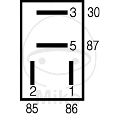 Abbildung von HERTH+BUSS ELPARTS 75613192 Relais, Arbeitsstrom 12 4 OPEL: Astra H TwinTop, Meriva B, A, MERCEDES BENZ: B Klasse, E Klasse Limousine
