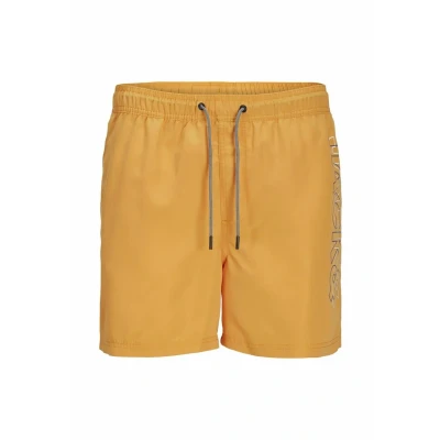 Abbildung von Jack &amp; Jones Double LOGO Badeshorts, Herren, Größe: Small, Apricot