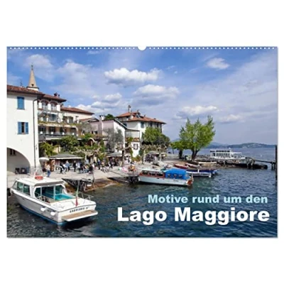 Abbildung von Motive rund um den See Lago Maggiore (Wandkalender 2025 DIN A2 quer), CALVENDO Monatskalender