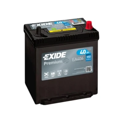 Abbildung von EXIDE EA406 Batterie 12V 40Ah 350A Korean B1 KIA: Picanto I, II, TOYOTA: Auris Schrägheck, Prius III LEXUS: CT