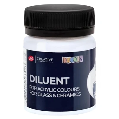 Abbildung von Decola Acryl Verdünner für Porzellan und Keramik 50ml Verdünnungsmittel Acrylfarben Hergestellt von Neva Palette
