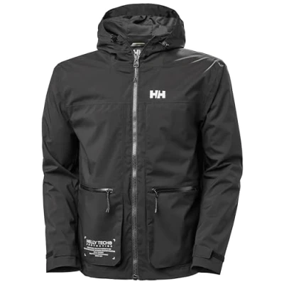 Abbildung von Helly Hansen Herren Move Rain Jacke, 990 Black, S EU
