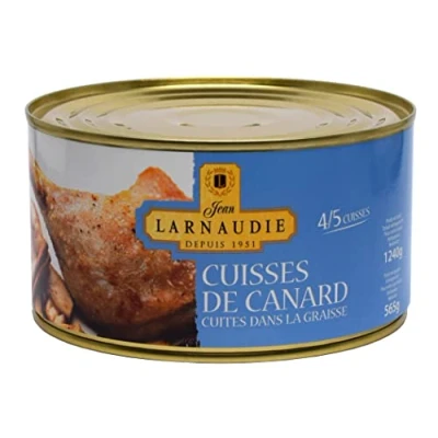 Abbildung von Jean Larnaudie Confit de Canard Maigre 4 bis 5 Cuisses Entenkeulen Enten 1240g