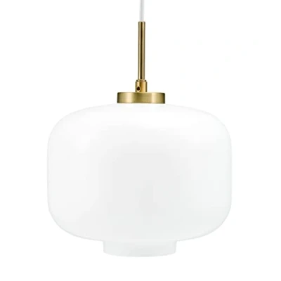 Abbildung von Dyberg Larsen Hängelampe Arp, messingfarben, Glas, Ø 30 cm