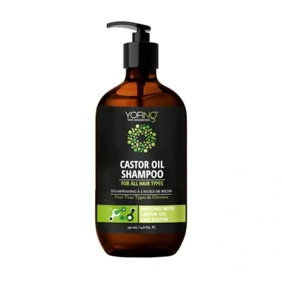 Abbildung von Rizinusöl Shampoo mit Biotin, Castor Oil und Totes Meer Mineralien Zur Haarstärkung &amp; Haarwachstum