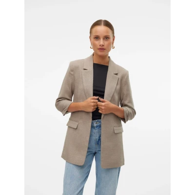 Abbildung von Vero Moda Vmfrida Regular Kurzmantel, Damen, Größe: 34, Silver mink