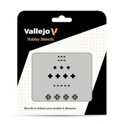 Abbildung von Vallejo Vallejo: Stencils Assorted German WWII Tank Mark