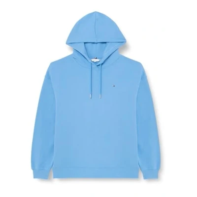 Abbildung von Tommy Hilfiger Curve FLAG ON Chest Hoodie Sweatshirt, Damen, Größe: 48, Blue spell
