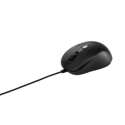 Abbildung von ASUS MU101C kabelgebundene Blue Ray Silent Maus (beidhändig, 3200 dpi, leise) schwarz